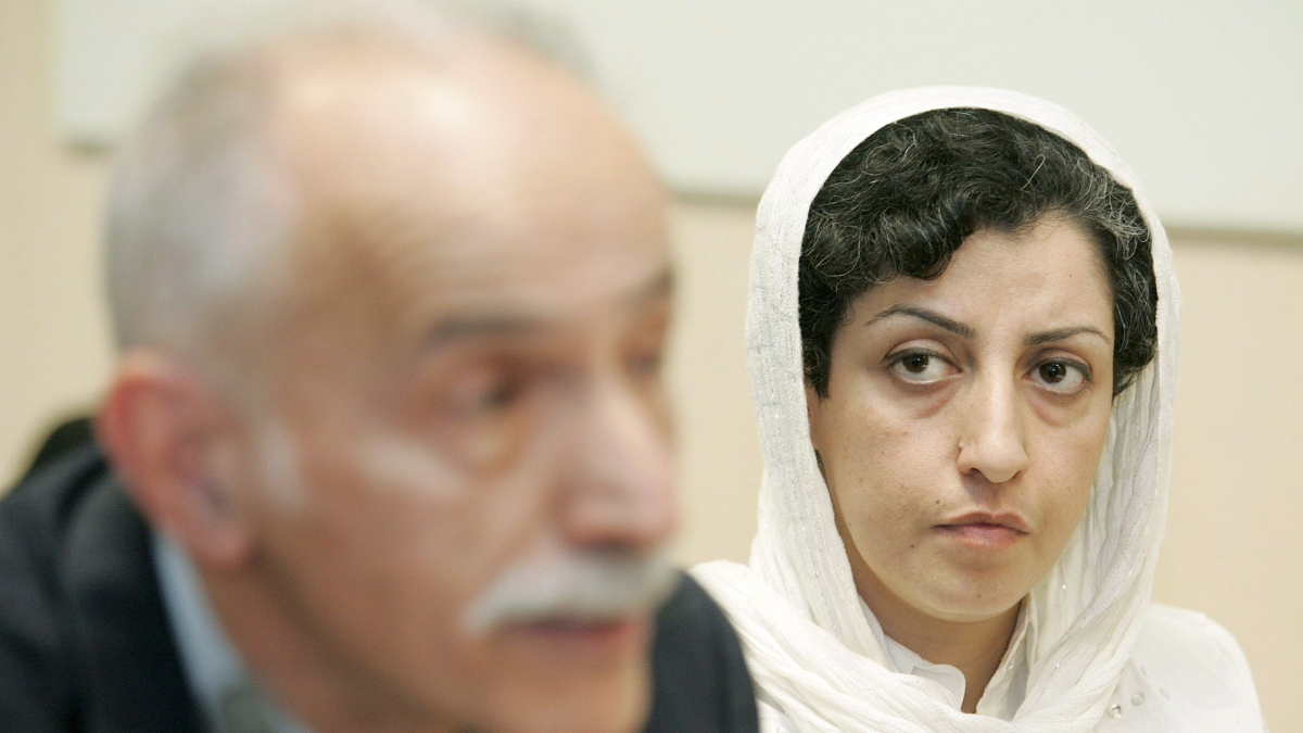 Imagen de archivo de la activista iraní Narges Mohammadi.