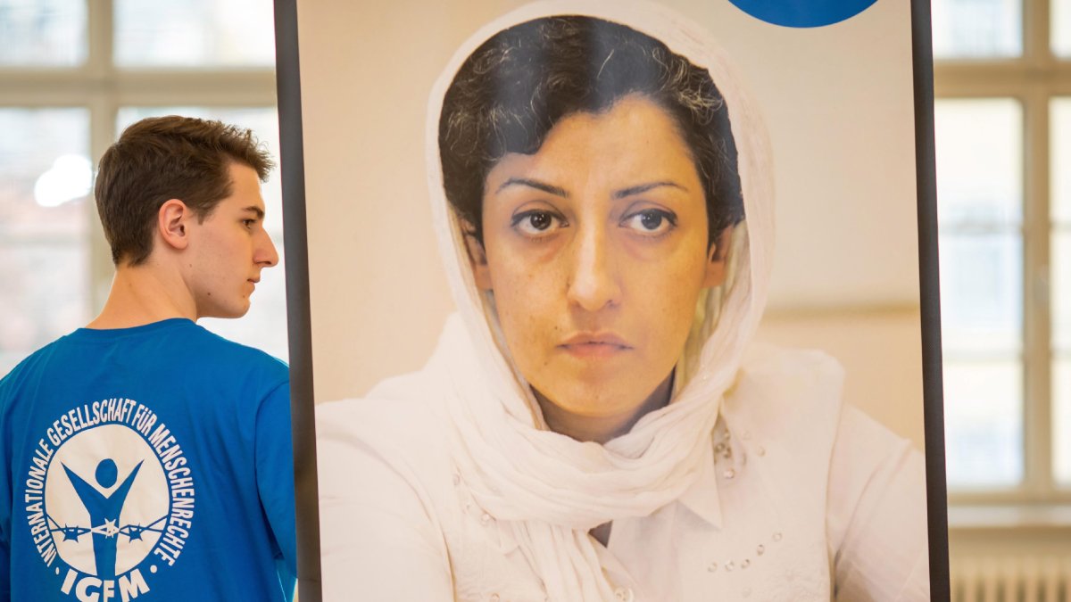 Imatge d’arxiu en la qual va registrar un retrat de l’activista iraniana Narges Mohammadi, a Alemanya. - EFE/UG