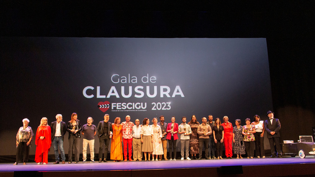Jordi Boquet va recollir dissabte el guardó al Festival de Cine Compromès de Guadalajara. - ACN