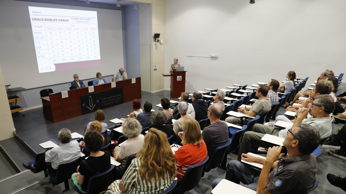 Acte d’inauguració del curs 2023/24 a Agrònoms. - AMADO FORROLLA