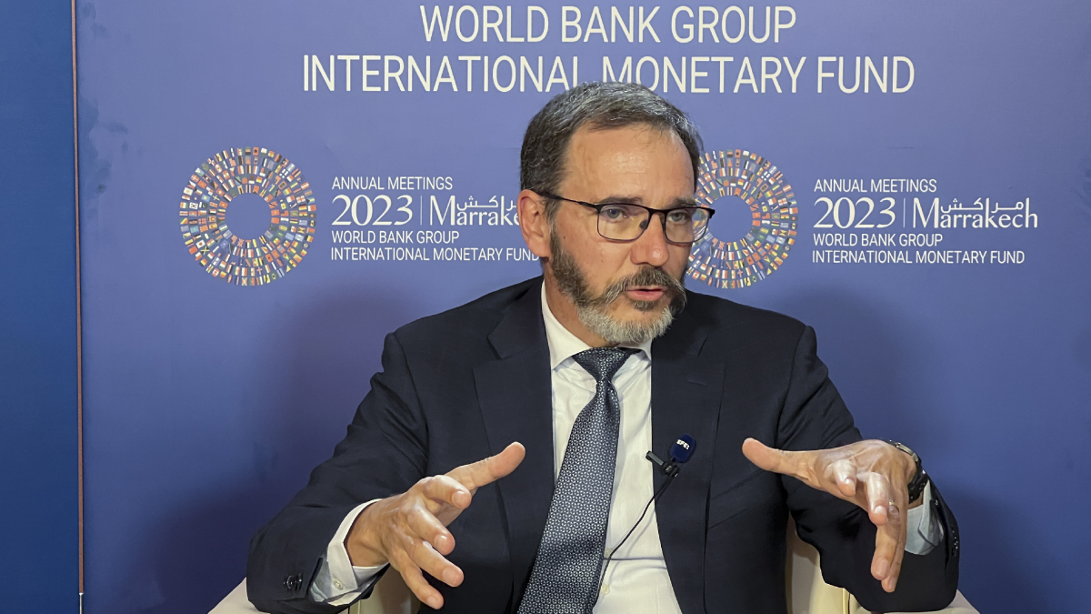 El economista jefe del FMI, Pière-Olivier Gourinchas. - EFE/MOHAMED SIALI