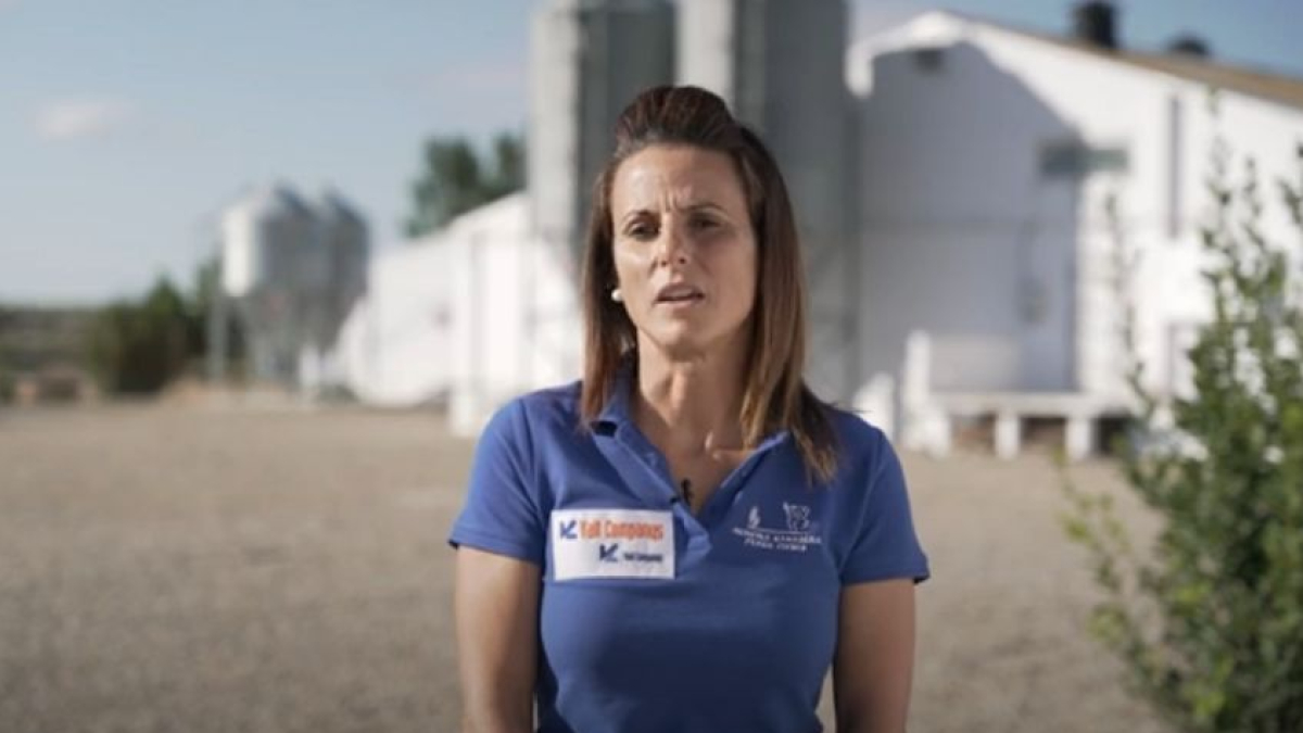 Una de les protagonistes del vídeo de Vall Companys