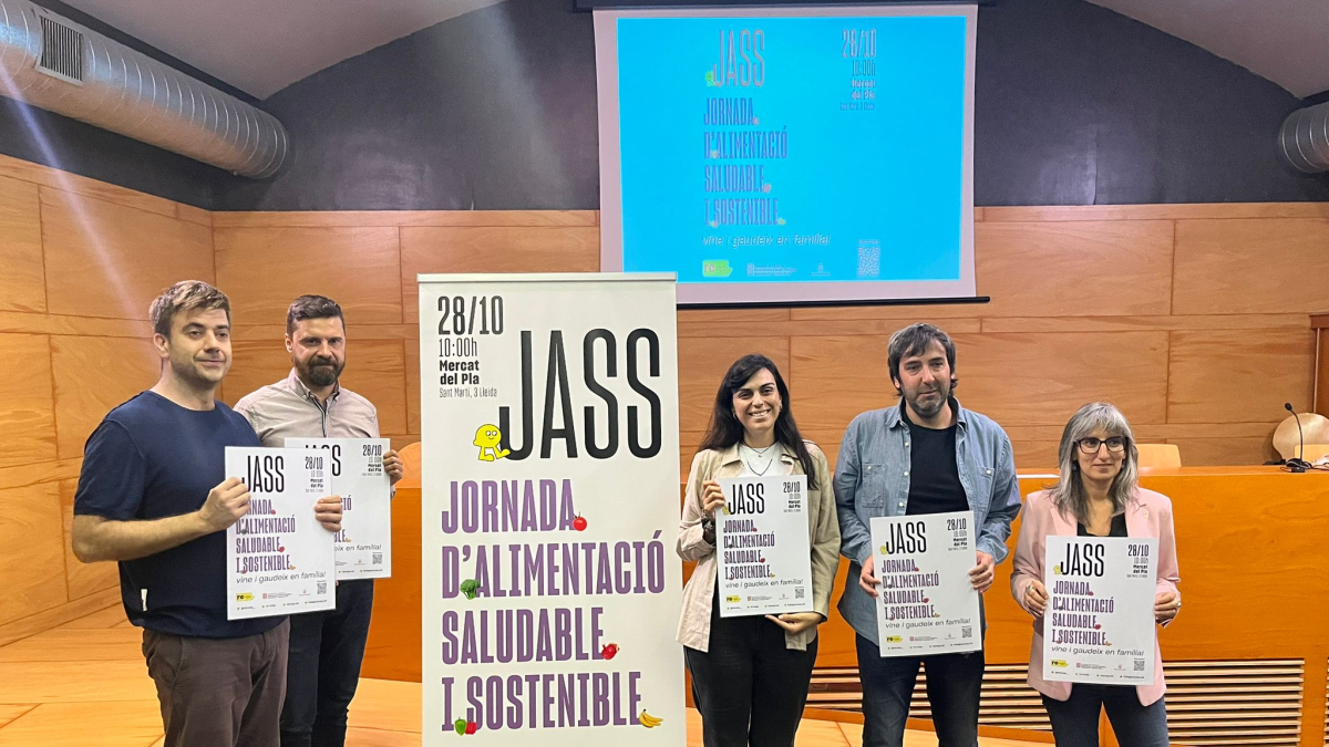 Presentació ahir de la Jornada d’Alimentació Saludable. - M.C.E.