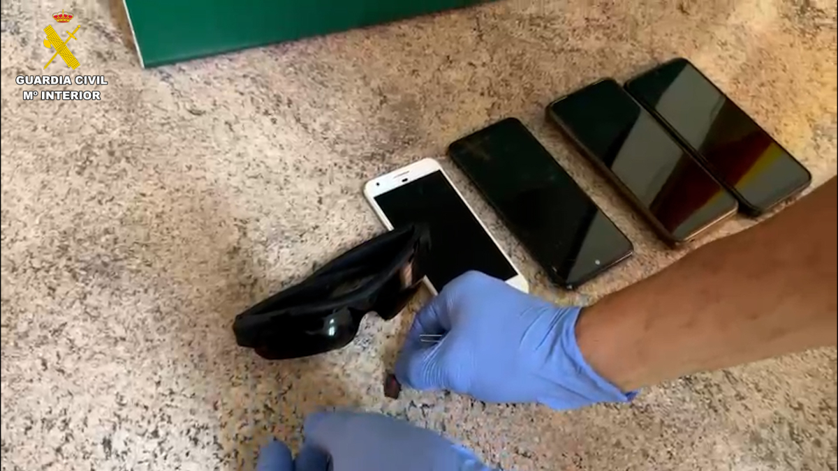 El material comissat per la Guàrdia Civil