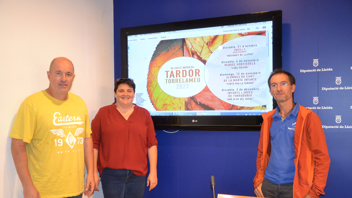 Presentació ahir a Lleida del cicle musical de Torrelameu. - DIPUTACIÓ DE LLEIDA