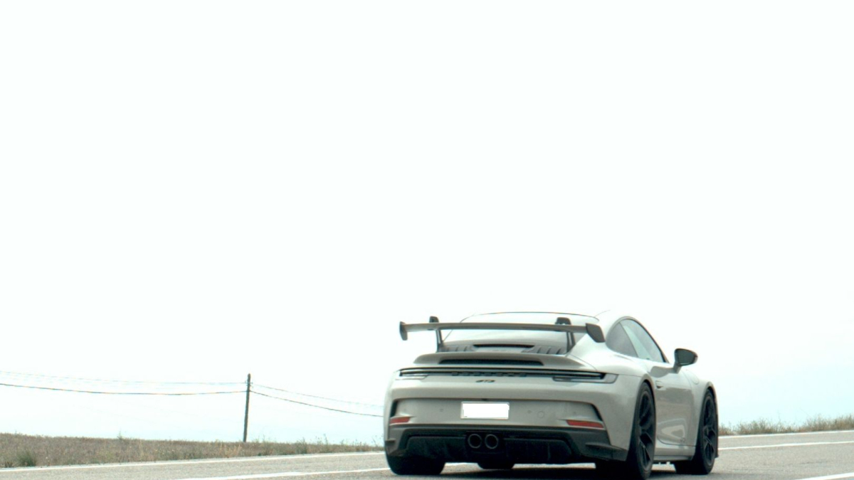 El vehicle denunciat a l'L-311 a Cervera.