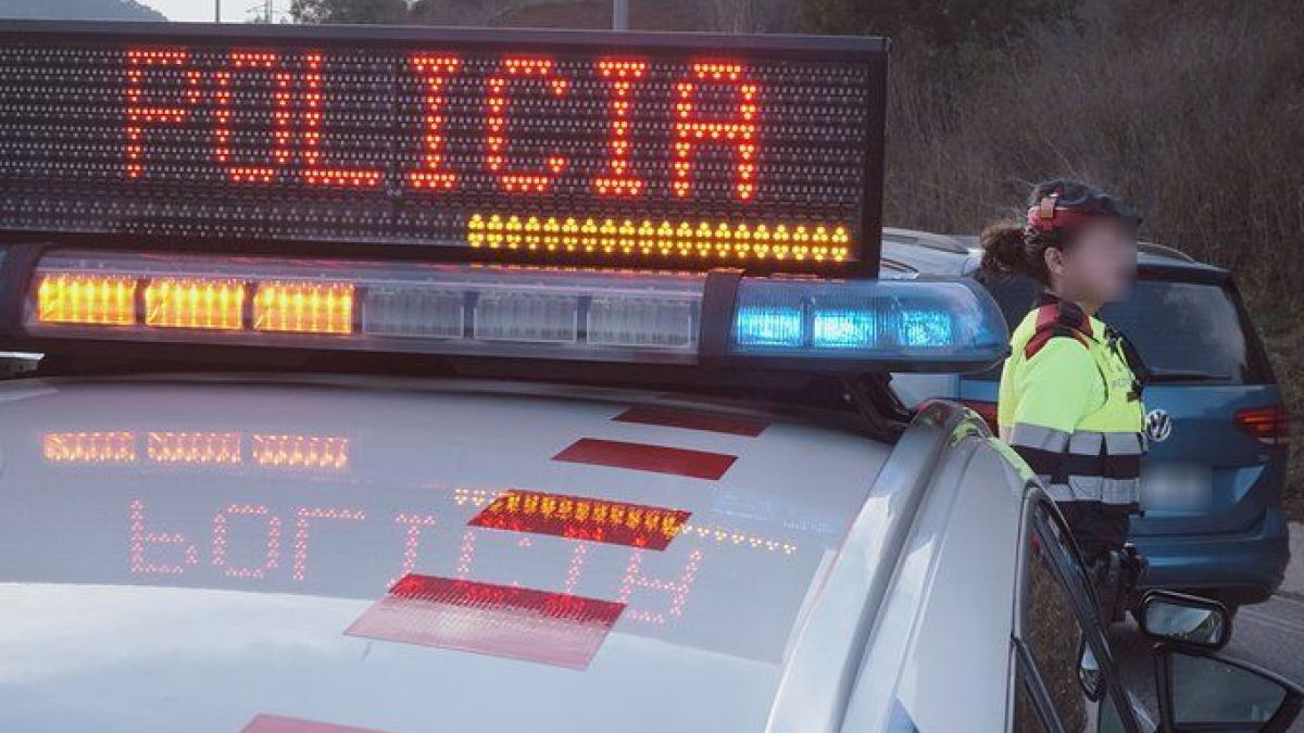 Imagen de archivo de un control de los Mossos d'Esquadra.