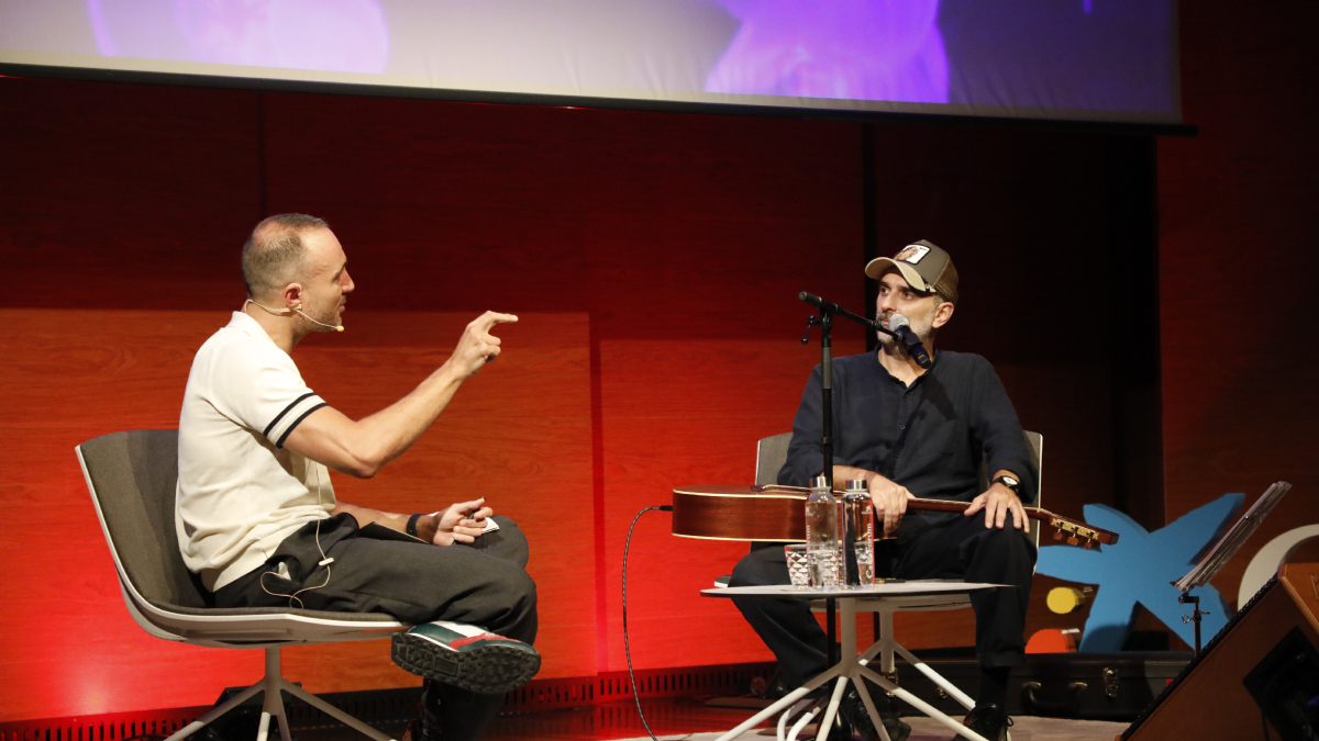Joan Miquel Oliver obre el cicle 'Trobades amb...' a CaixaForum - AMADO FORROLLA