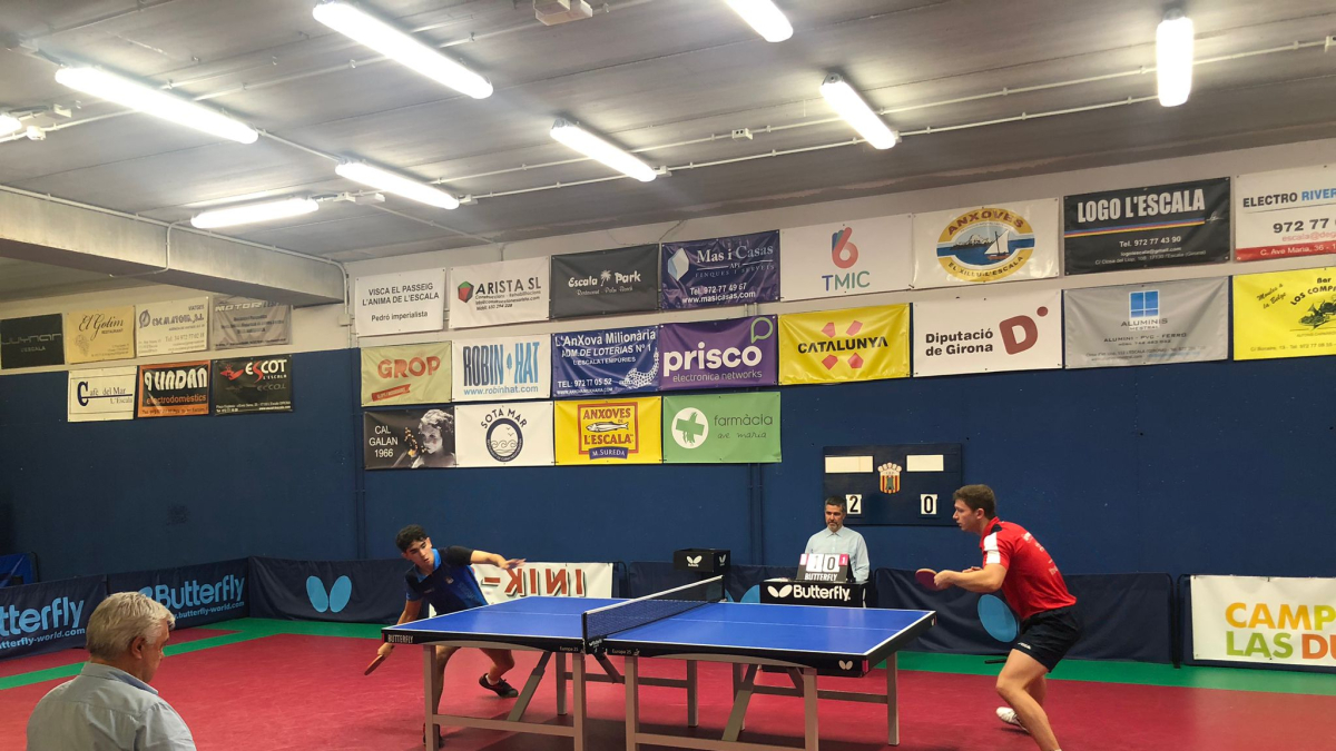 Un dels partits disputats per l’Enoli les Borges Vall, a la seu de l’Escala. - CTT BORGES