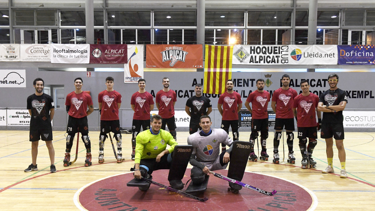Els jugadors de l’Alpicat, que aquest diumenge inicien la Lliga en OK Plata. - SANTI IGLESIAS