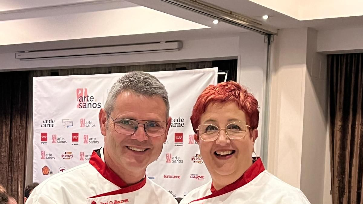 Toni Guillaumet i Anna París, carnissers de Balaguer. - CEDECARNE