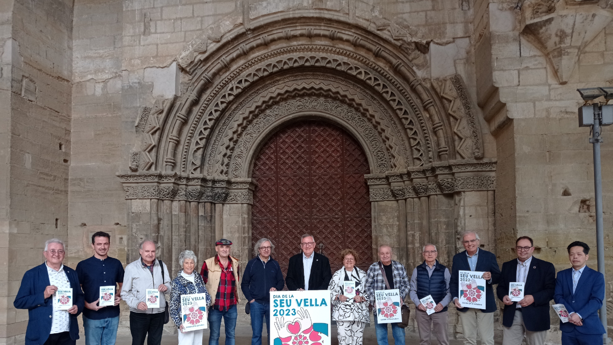 Presentación ayer de la programación de actos del Dia de la Seu Vella, que se celebrará el 29 de octubre. - JOSEP IGNASI RODRÍGUEZ-AMICS DE LA SEU VELLA