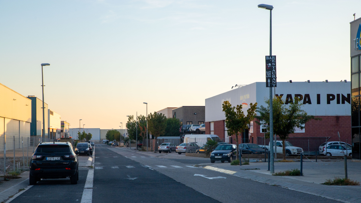 Imatge del polígon Camp Llong de Balaguer aquest mes. - GERARD HOYAS
