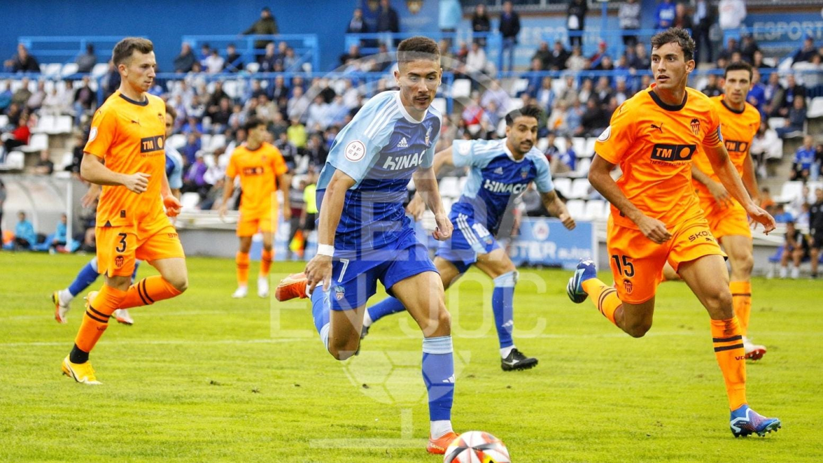 Imagen de un momento del partido.