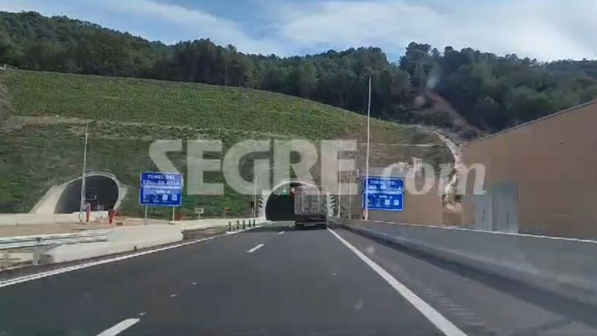 Recorregut del túnel del Coll de Lilla