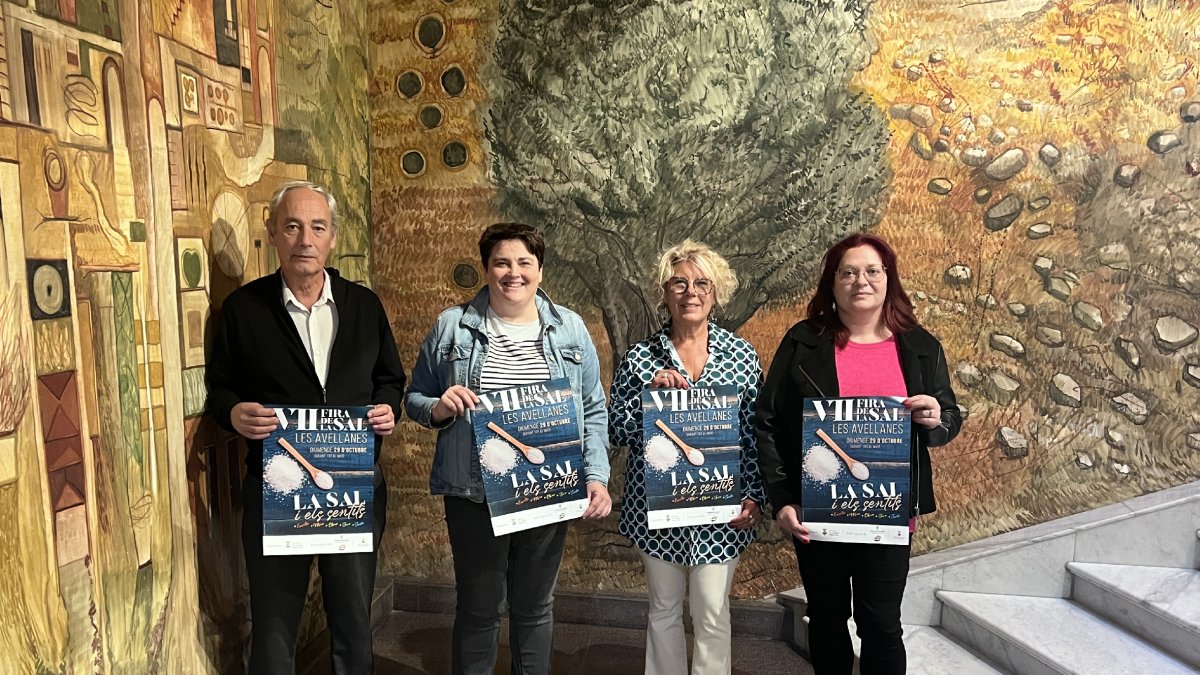 Les autoritats, ahir durant la presentació de la fira. - X.R.