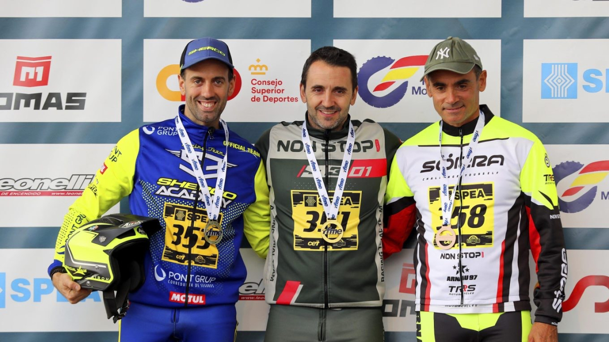 El lleidatà Adrià Albejano, primer per l’esquerra.