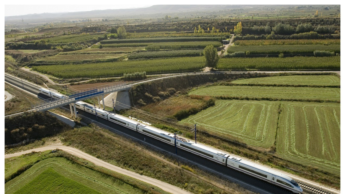 Imatge de recurs d’un tren AVE.