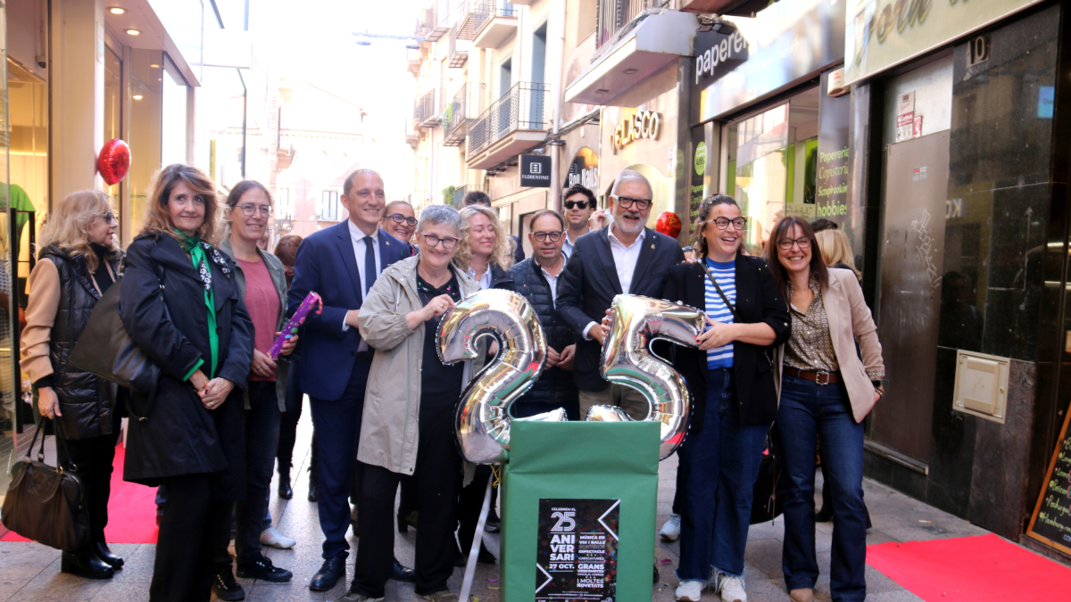 Inauguración del 25.º aniversario de la Federación de Asociaciones de Comerciantes del Eje Comercial de Lleida