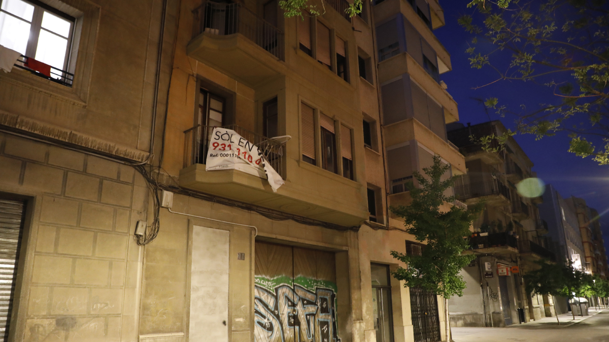 El número 11 de General Brito, a Noguerola, tapiat. - SEGRE