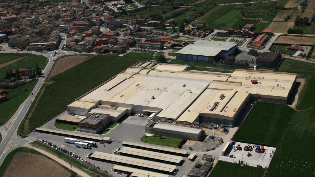 Imagen aérea de la planta que el grupo Argal posee en Miralcamp. - ARGAL