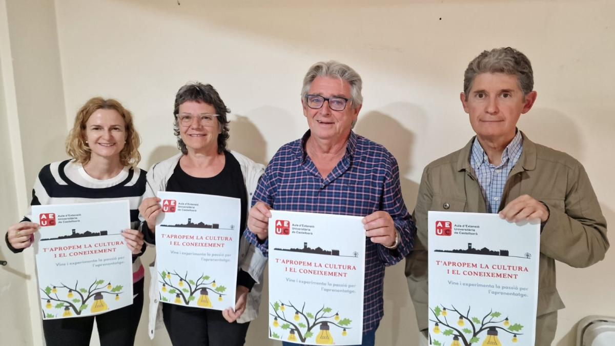 Presentació de la primera Aula d’Extensió Universitària. - AJUNTAMENT DE CASTELLSERÀ