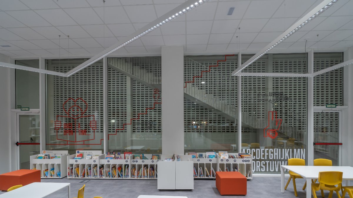 La zona infantil de la biblioteca Providència Tomàs. - A.T.