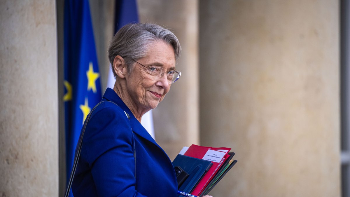La primera ministra francesa, Élisabeth Borne.