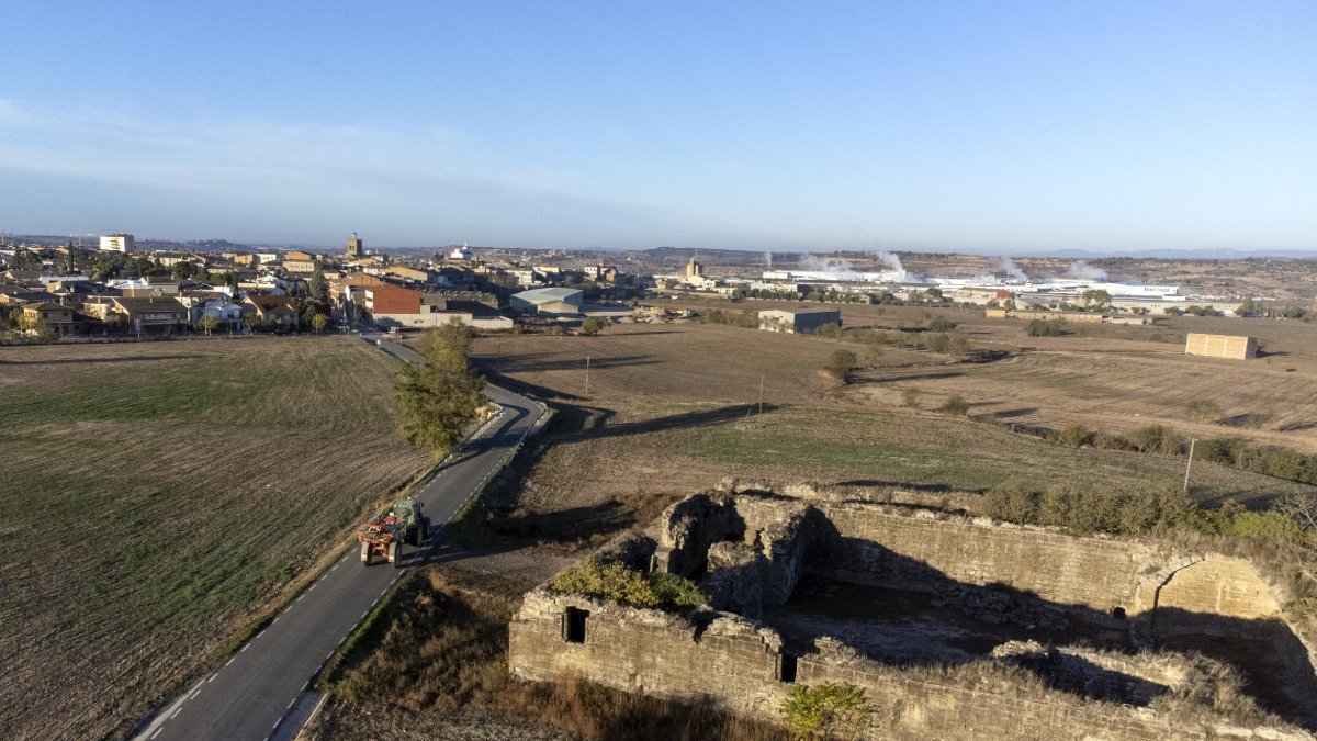 El torrente del Passerell, en uno de los accesos a Guissona. - X. SANTESMASSES