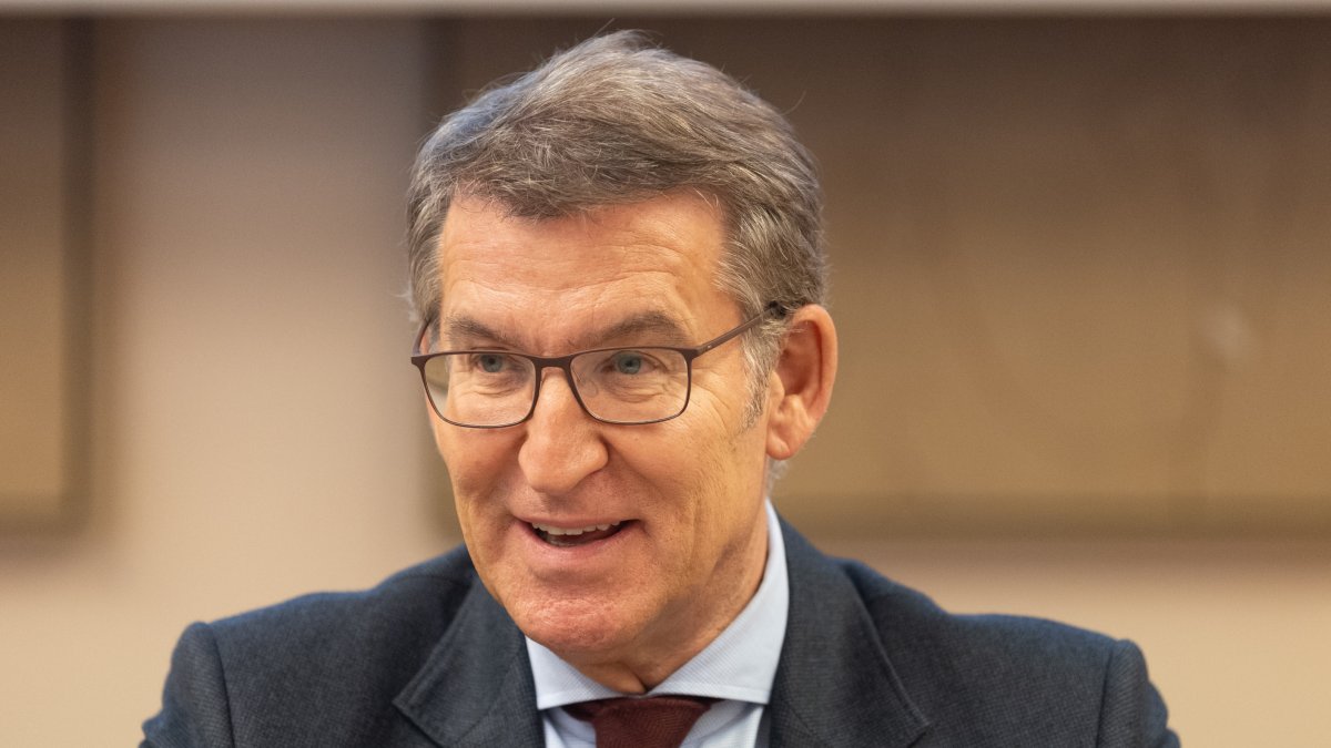 El presidente del PP, Alberto Núñez Feijóo.