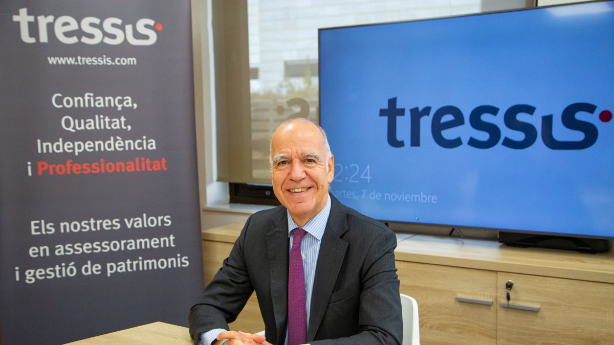 José Miguel Maté, fundador i conseller delegat de la societat de valors Tressis. - JORDI ECHEVARRIA