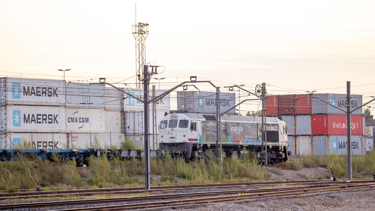 La terminal de mercaderies del Pla de Vilanoveta, a Lleida.