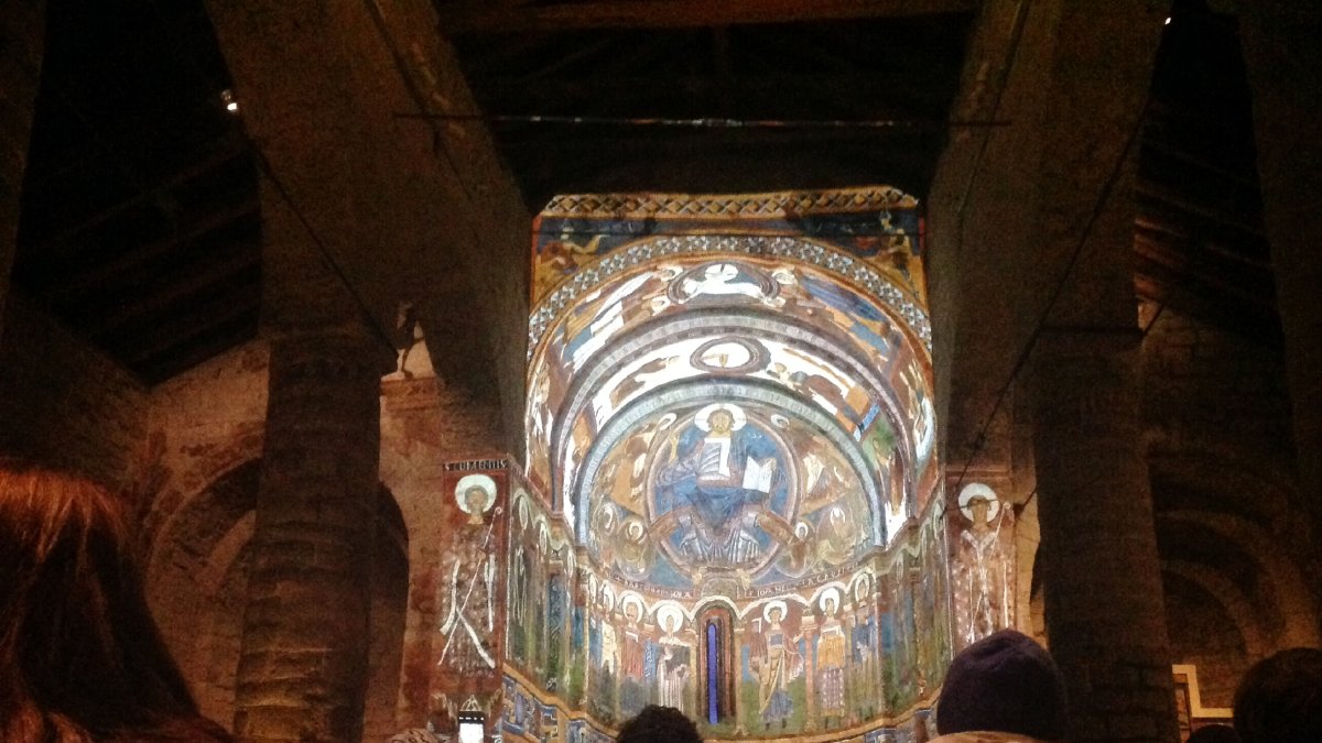 El màping de Sant Climent de Taüll no funcionarà aquesta setmana. - CENTRE DEL ROMÀNIC DE LA VALL DE BOÍ