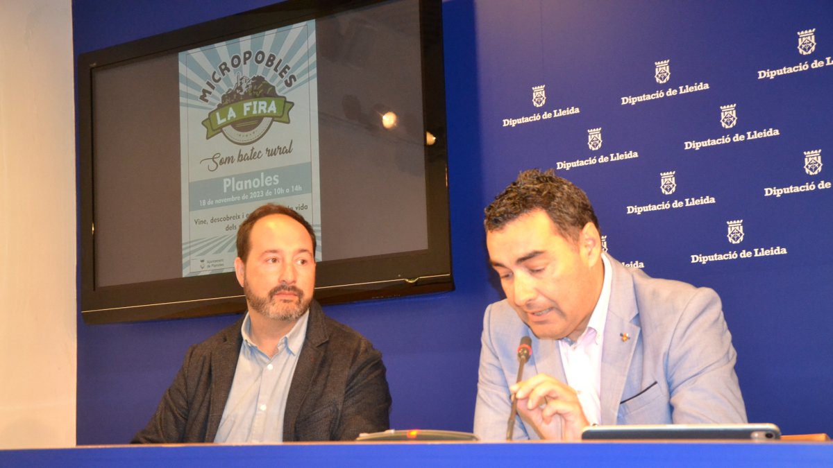 La presentació de la Fira de Micropobles de Catalunya. - D. LL.