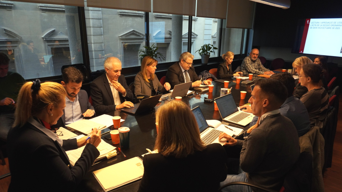 Comissió de Gestió de la Ciutat de la Paeria de Lleida celebrada aquest dimecres.
