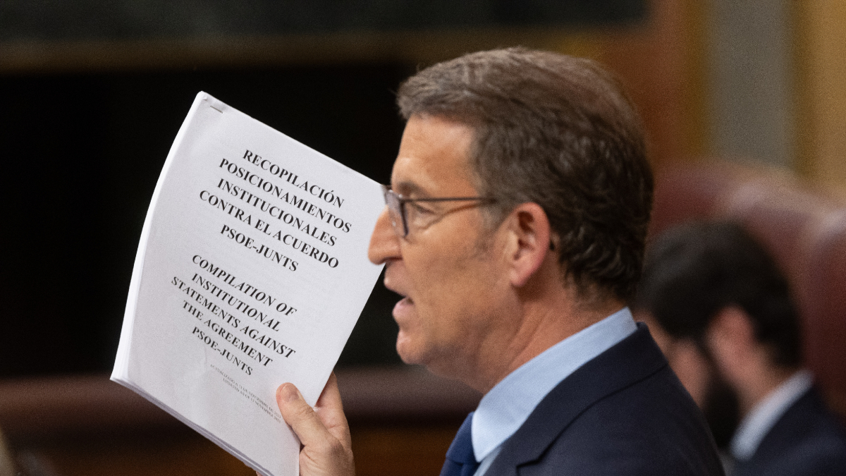 Núñez Feijóo qualifica de “corrupció política” la investidura de Sánchez - EDUARDO PARRA / EUROPA PRESS