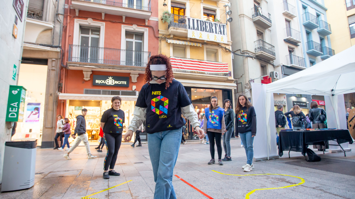 La campanya es va presentar ahir a la plaça Paeria de Lleida. - JORDI ECHEVARRIA