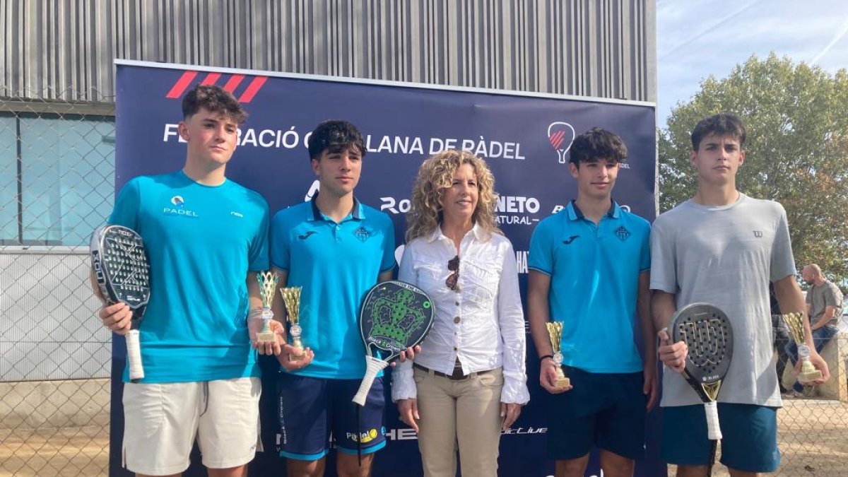 Els germans Ponce del CN Lleida, campió i finalista al Prat