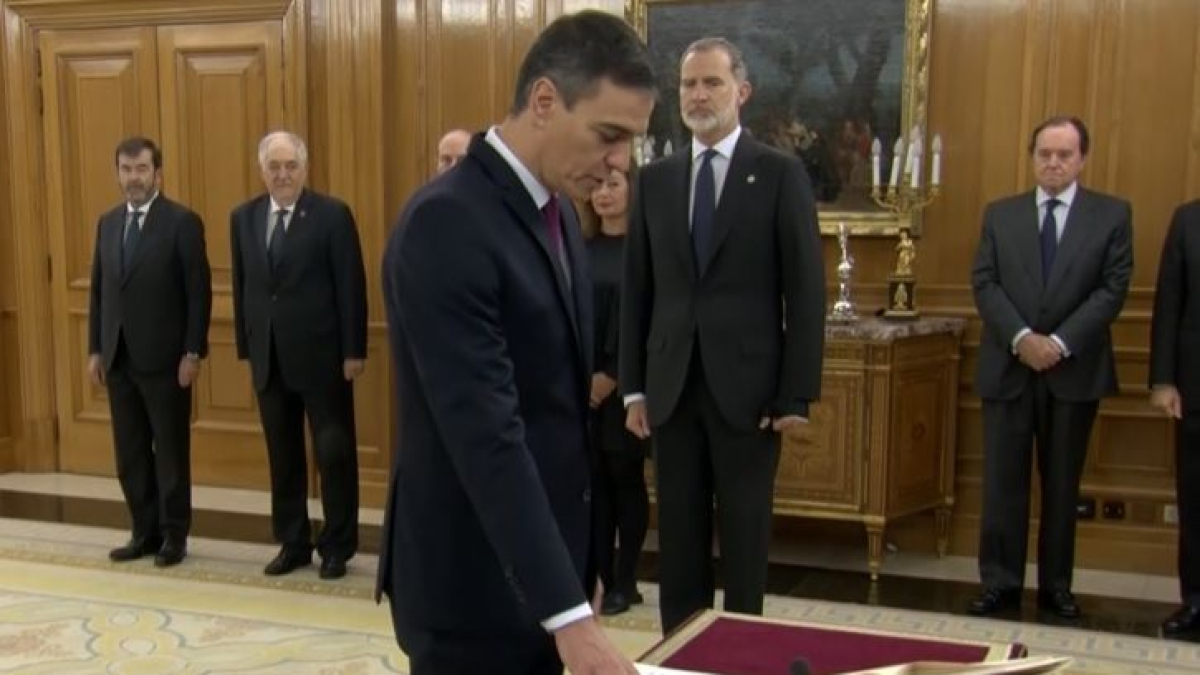 Toma de posesión de Pedro Sánchez