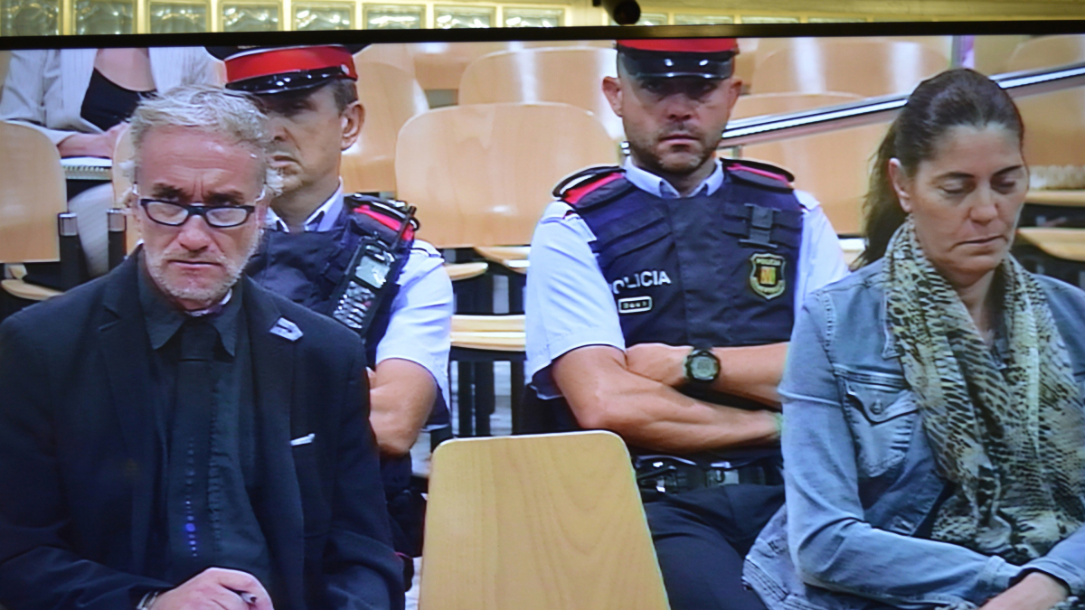 Fernando Blanco i Marga Garau, els pares de Nadia Nerea, durant el judici