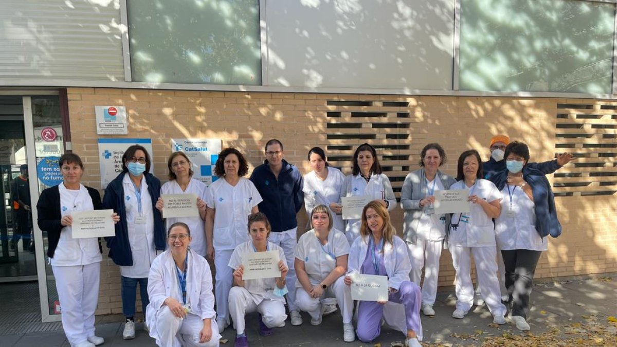 Professionals del CAP de Cappont, contra el “genocidi” palestí.