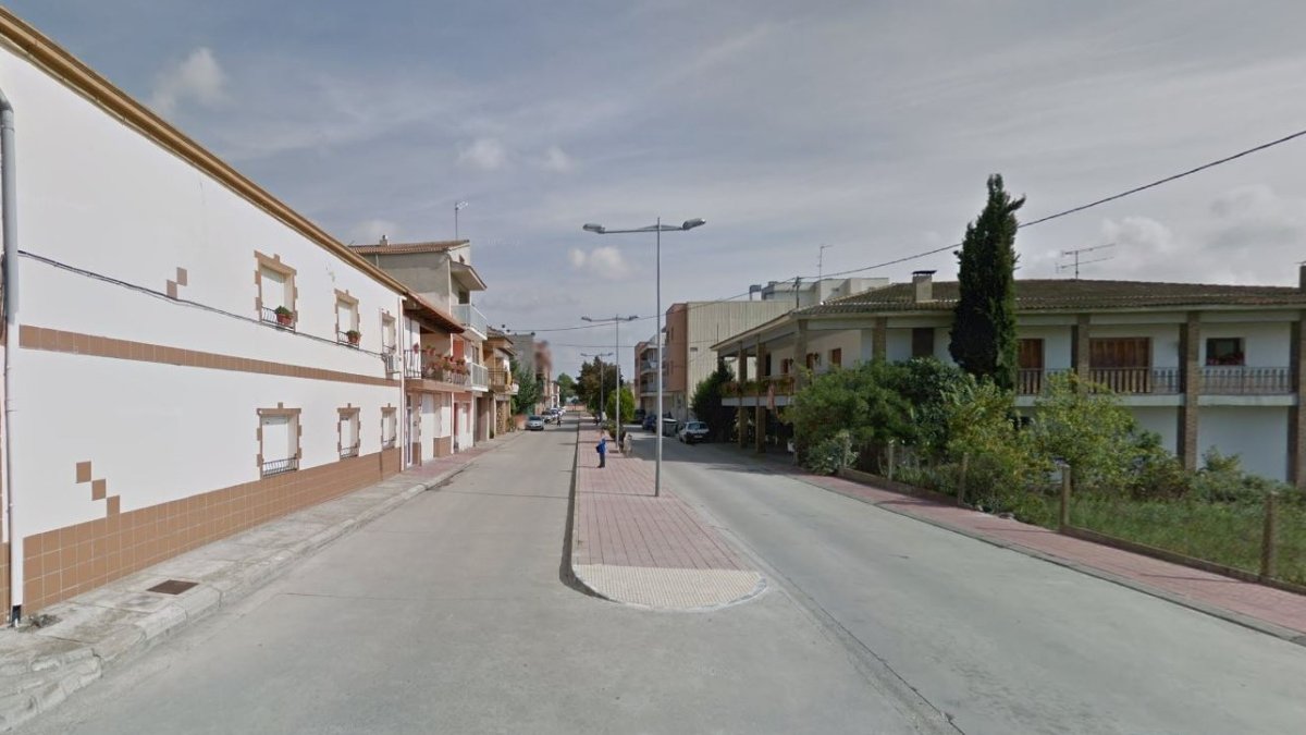 Imagen del Passeig Sant Jordi de Vallfogona de Balaguer. - A. V. B