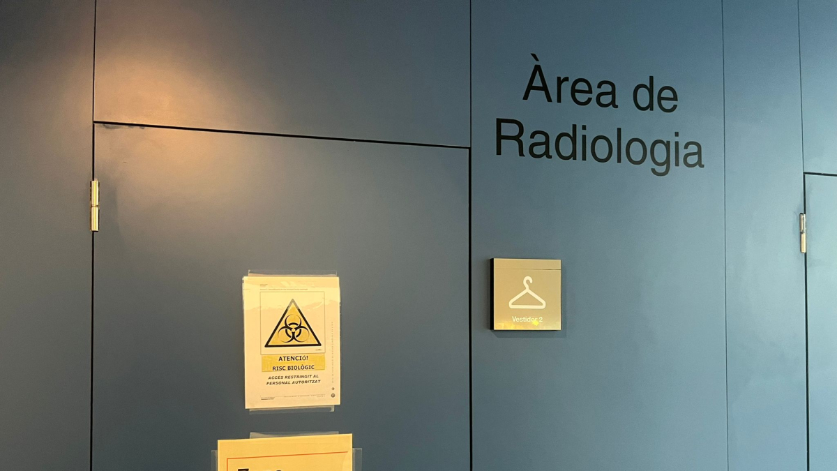Área destinada al servicio de Radiología en el CAP de Les Borges, que no ha entrado nunca en funcionamiento.