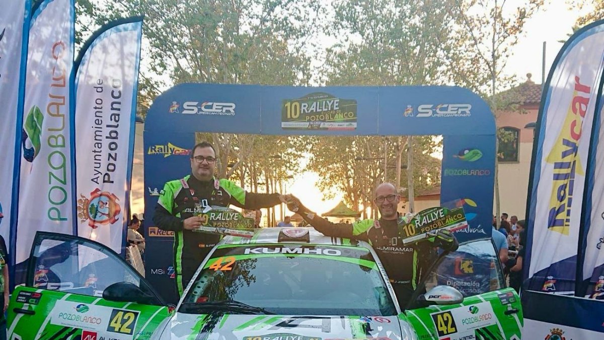 Jesús Jiménez, de Alcarràs, campeón estatal de Rally en Prototipos