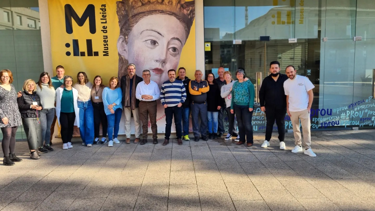 Josep Giralt se despide del equipo del Museu de Lleida por jubilación - MUSEU DE LLEIDA