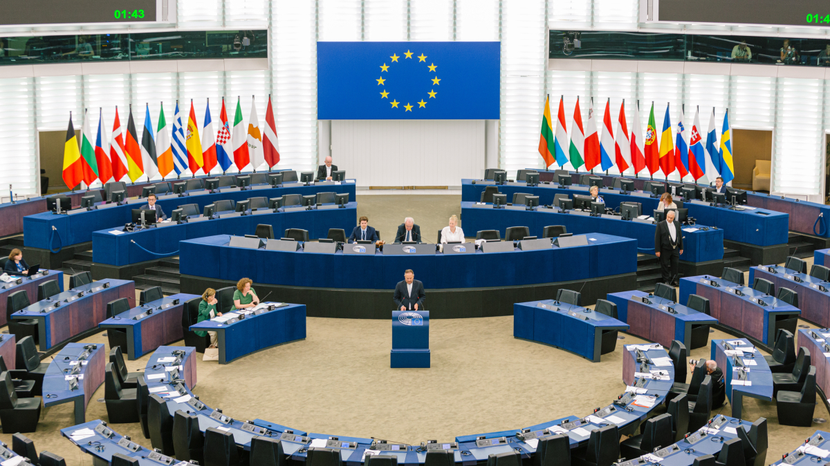 L’hemicicle del Parlament Europeu.
