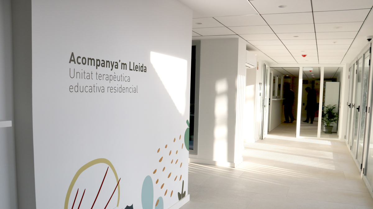 Entrada del equipamiento 'Acómpanya'm Lleida'