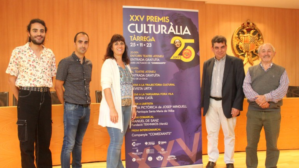 Imatge d’arxiu de la presentació dels 25 Premis Culturàlia.