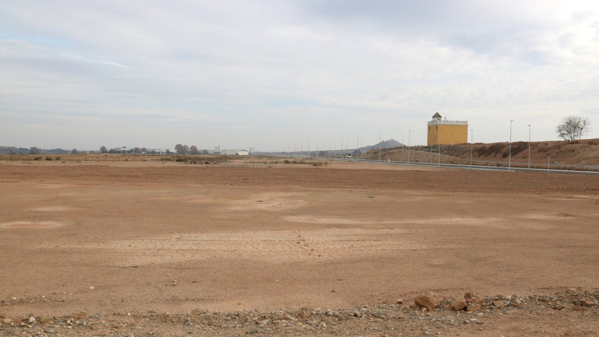 Part dels terrenys on es podran instal·lar empreses al polígon de Torre Solé a Lleida