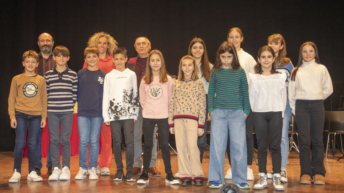 Agramunt también entregó el domingo los premios del concurso musical infantil de Santa Cecília. - LAIA PEDRÓS